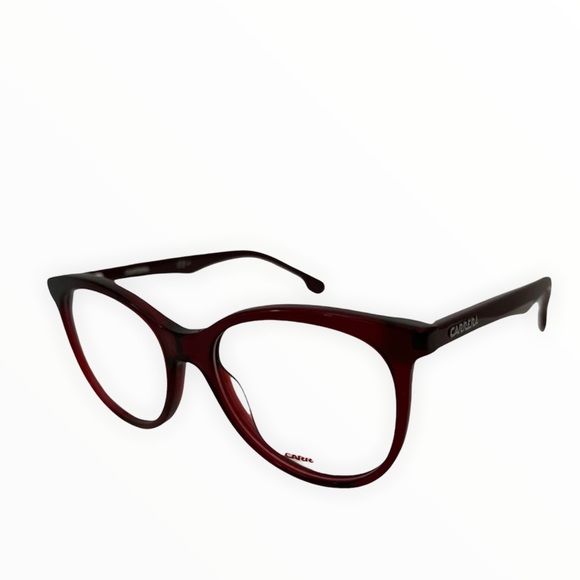 Carrera Eyeglasses Wine Acetate Cat Eye 52 18 140 Full Rim - Picture 1 of 6